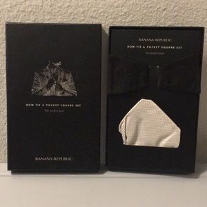 Banana Republic Bow Tie & Pocket Square Set
